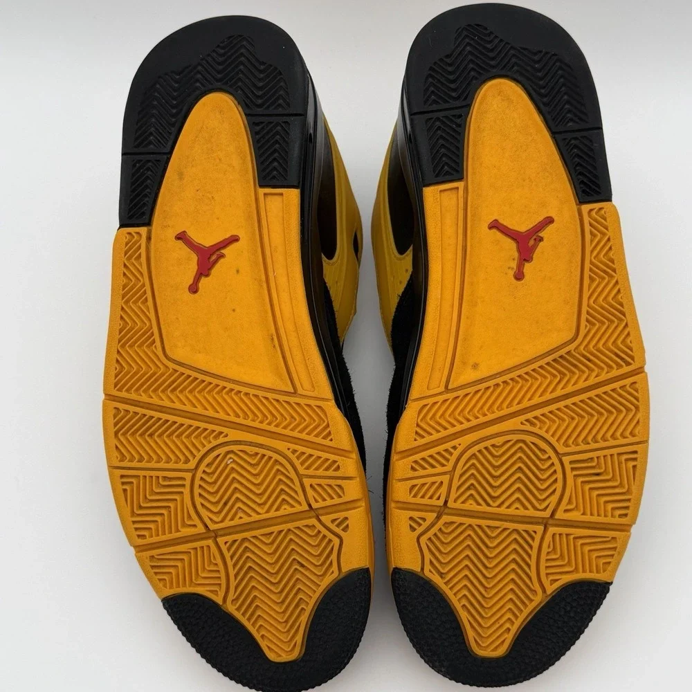 Nike Air Jordan 4 Retro RM Bruce Lee Black Del Sol Comet Red FQ7939-007 12M VNDS